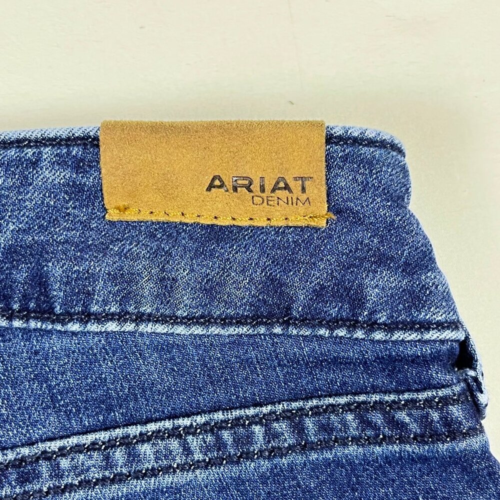 Ariat Denim Skinny Jeans Women’s Mid Rise Stretch Blue Size 33 Regular - Picture 4 of 8